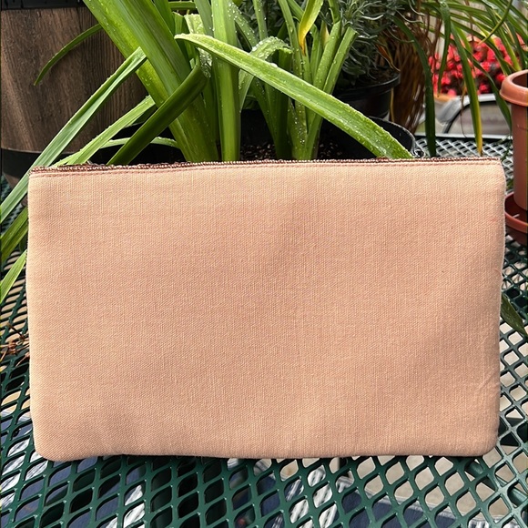 EUC Gorgeous Clutch/Shoulder bag. Made in India w/beads, sequins & cotton fabric - Picture 2 of 7